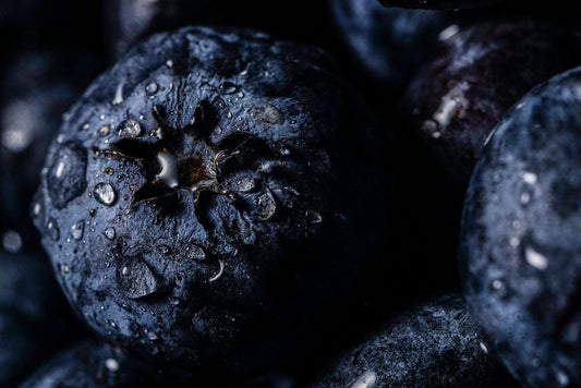 Blueberry Bliss Mocktail with Kiss of Cinnamon and Kick of High Phenolic EVOO
